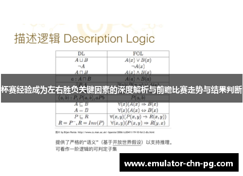 杯赛经验成为左右胜负关键因素的深度解析与前瞻比赛走势与结果判断